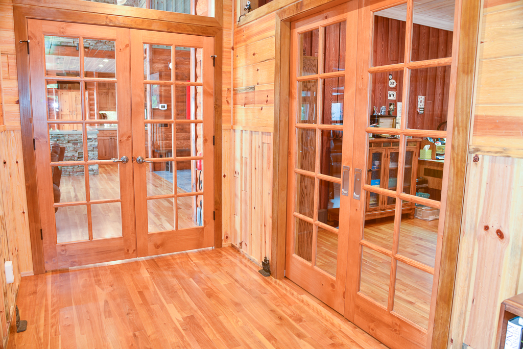 Entryway With Natural Barnwood